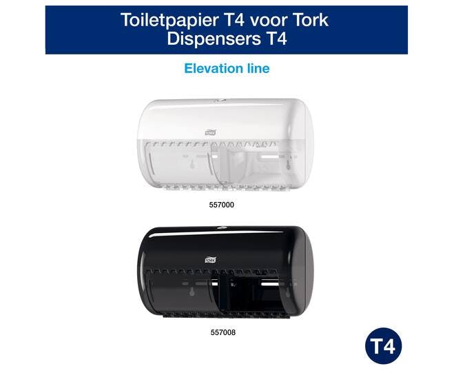 T4 Tork toiletpapier dispenser