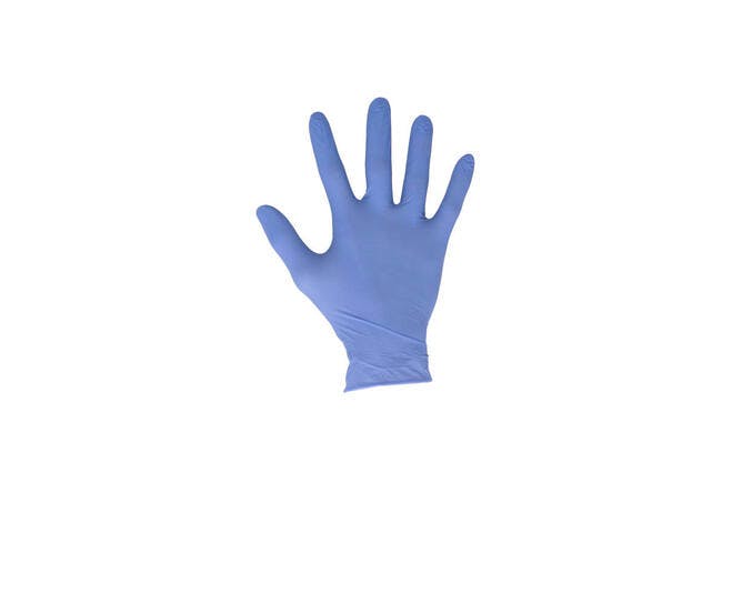 CMT 3010 soft nitril handschoenen violet blauw poedervrij 6