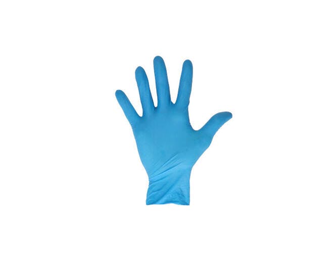 CMT 3700 Latex handschoenen gepoederd Blauw doos 10x100st 1