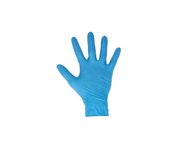 CMT 3700 Latex handschoenen gepoederd Blauw doos 10x100st 6