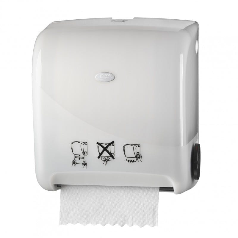 Euro matic 431106 Pearl WHITE handdoekautomaat Autocut 