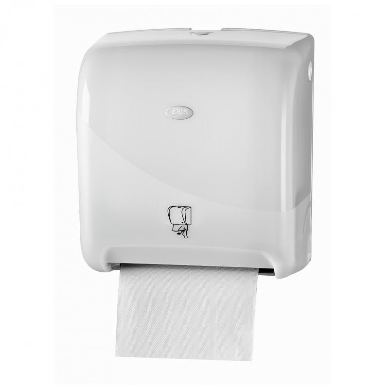 Euro matic 431107 Pearl WHITE handdoekautomaat Tear & Go 