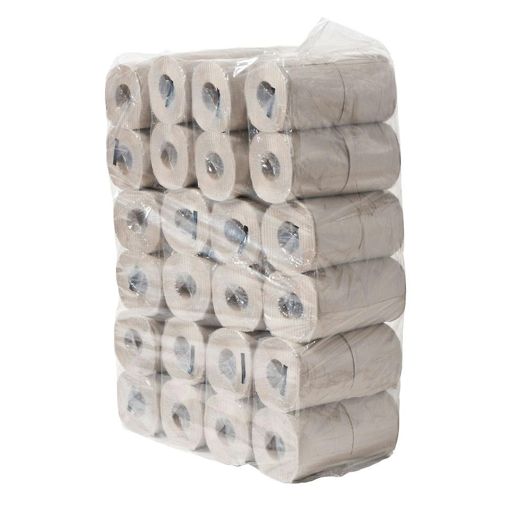 Toiletpapier Euro 238404 crepe 1-laags 400 vel pak 48 rol