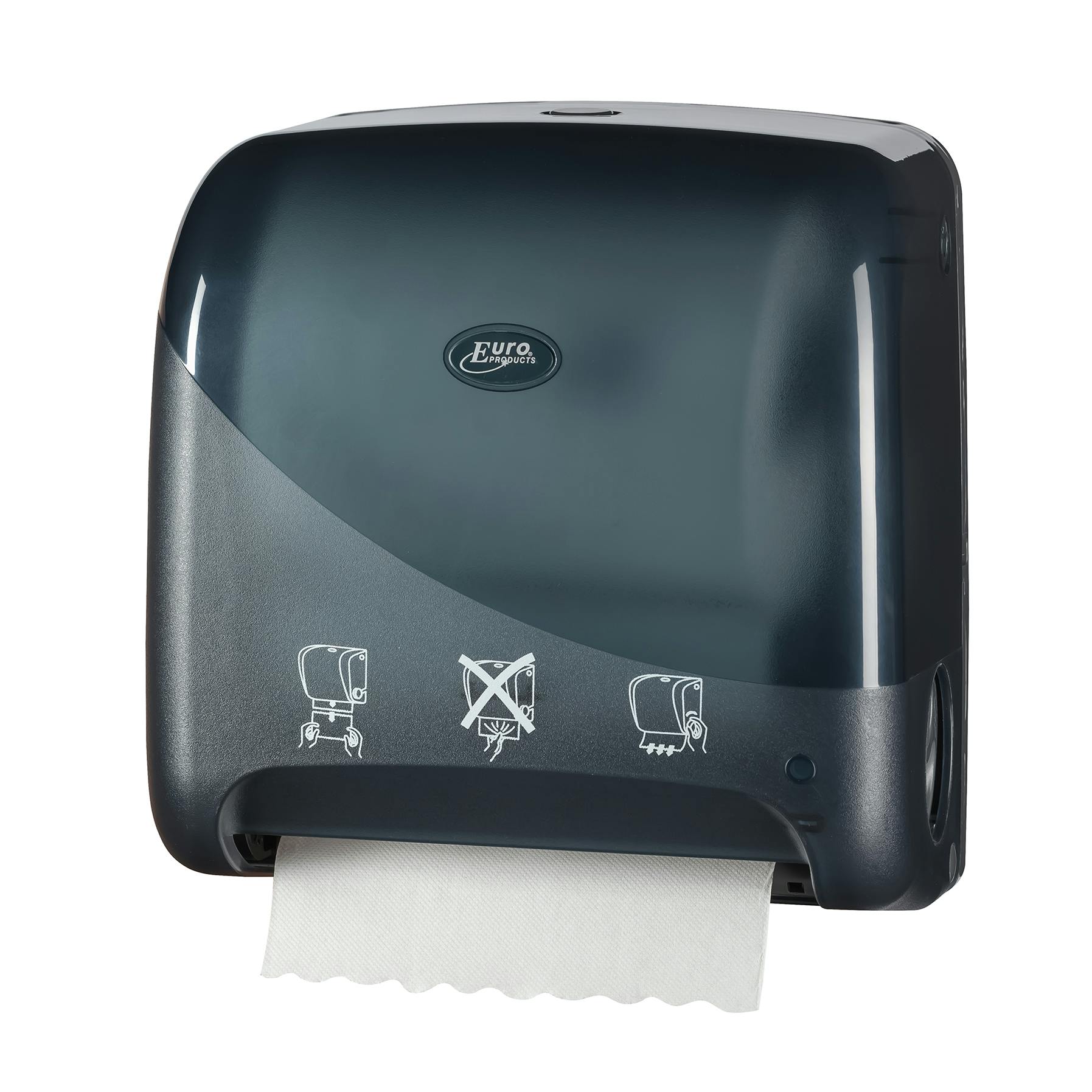 Euro 431159 Pearl BLACK Mini Matic handdoekautomaat