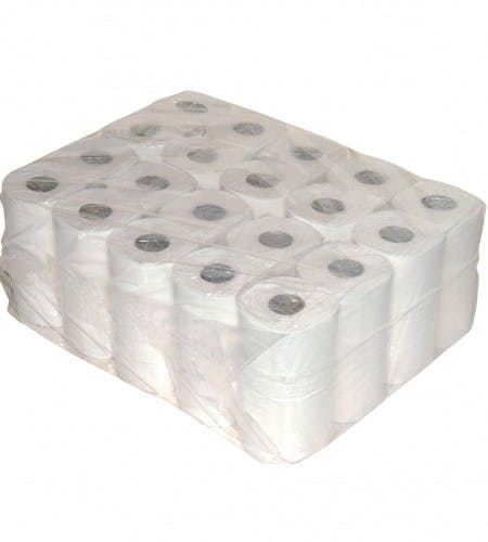 MisterHARdy 5002 toiletpapier hoogwit cellulose tissue 2-laags 400 vel 40 rol verpakking